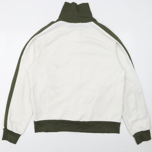 Puma Men's White Track Jacket L Full Zip Sportswear