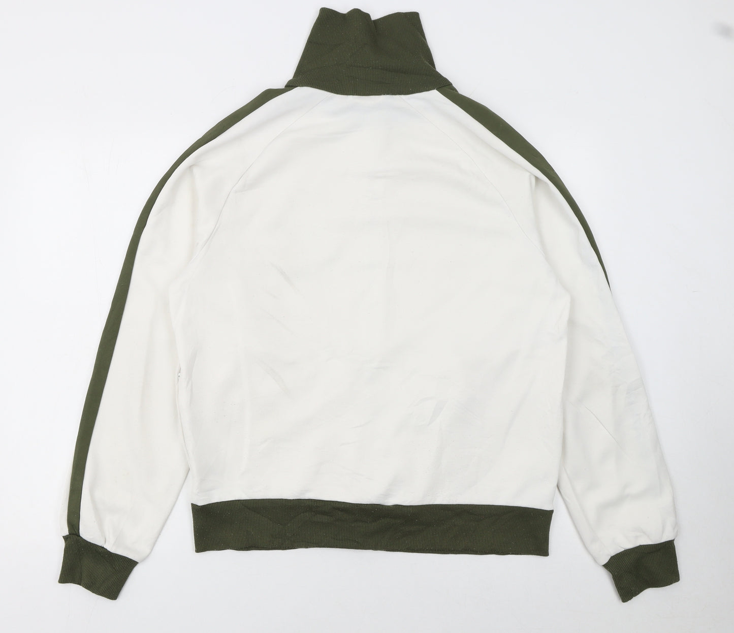 Puma Men's White Track Jacket L Full Zip Sportswear
