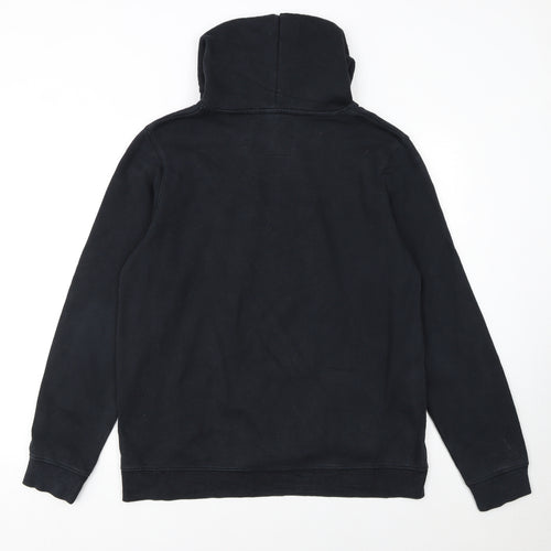 C&A Boys Black Tokyo Tiger Skate Print Pullover Hoodie Size 154