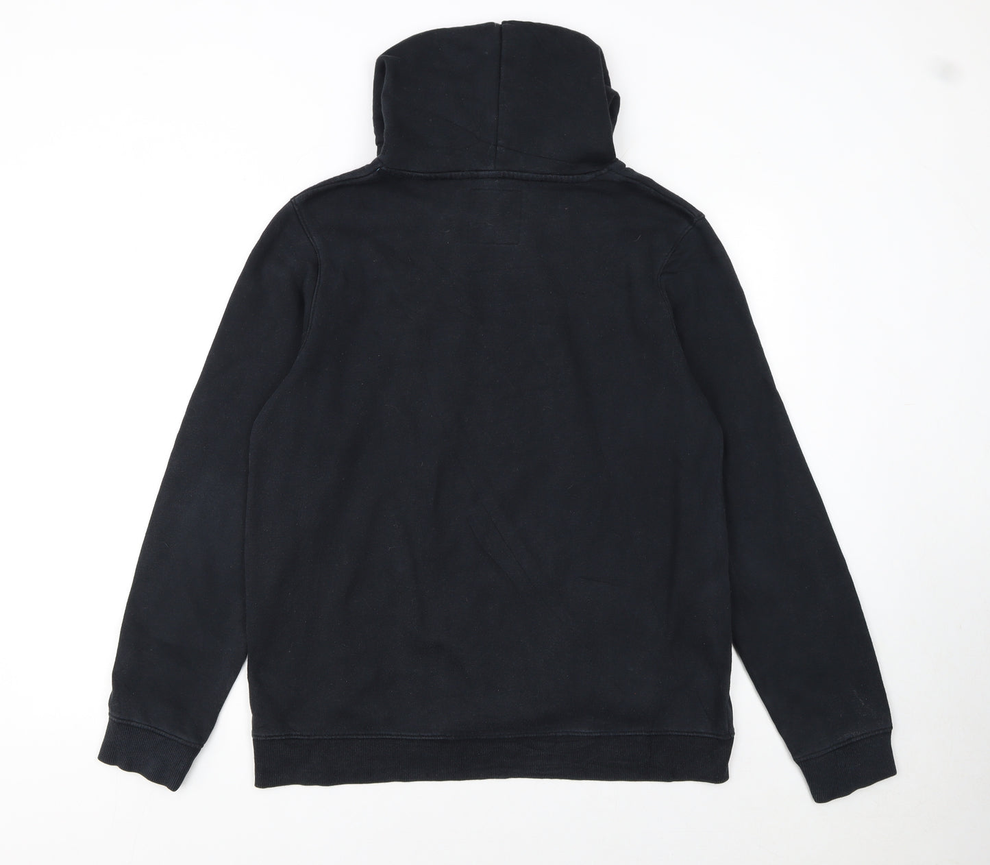 C&A Boys Black Tokyo Tiger Skate Print Pullover Hoodie Size 154