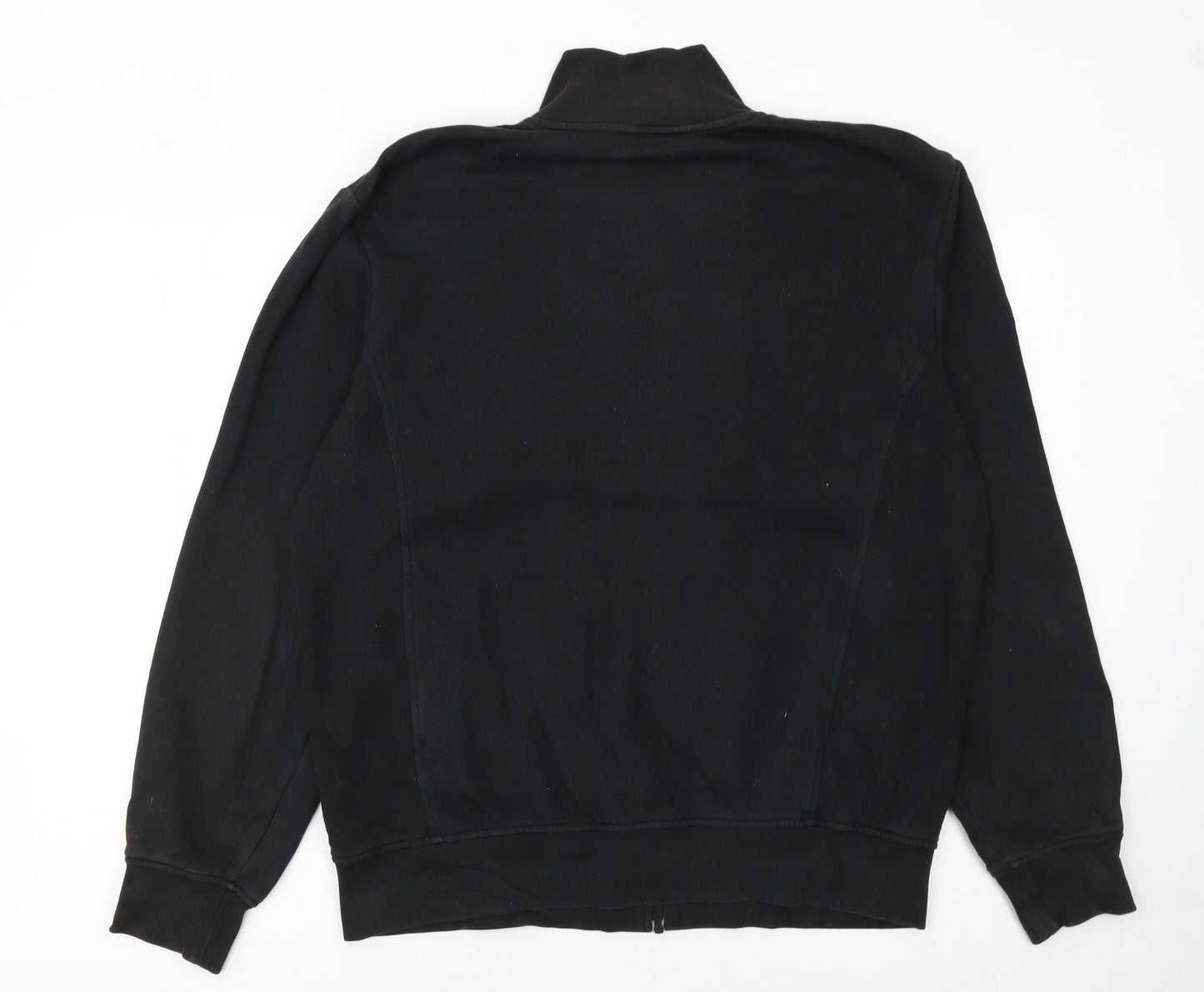 Lacoste Sport Men's Black L Track Jacket Full Zip Cotton Blend