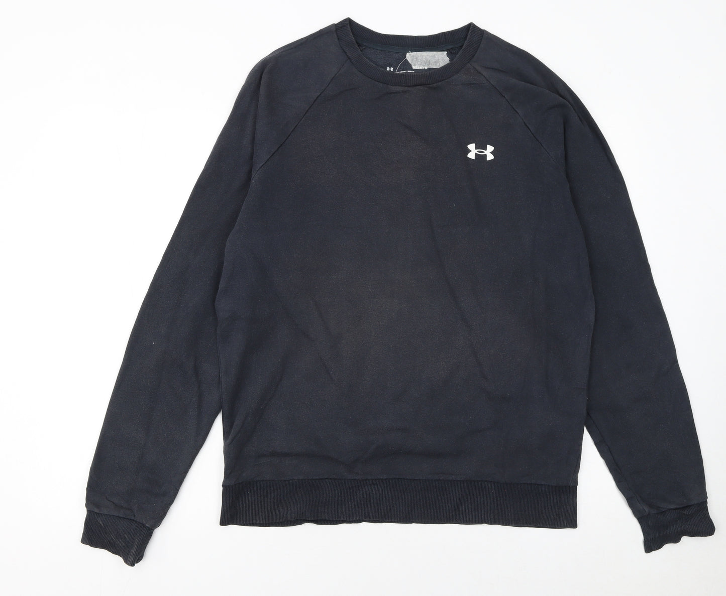 Under Armour Men's Black M Pullover Sweatshirt Crew Neck Fleece