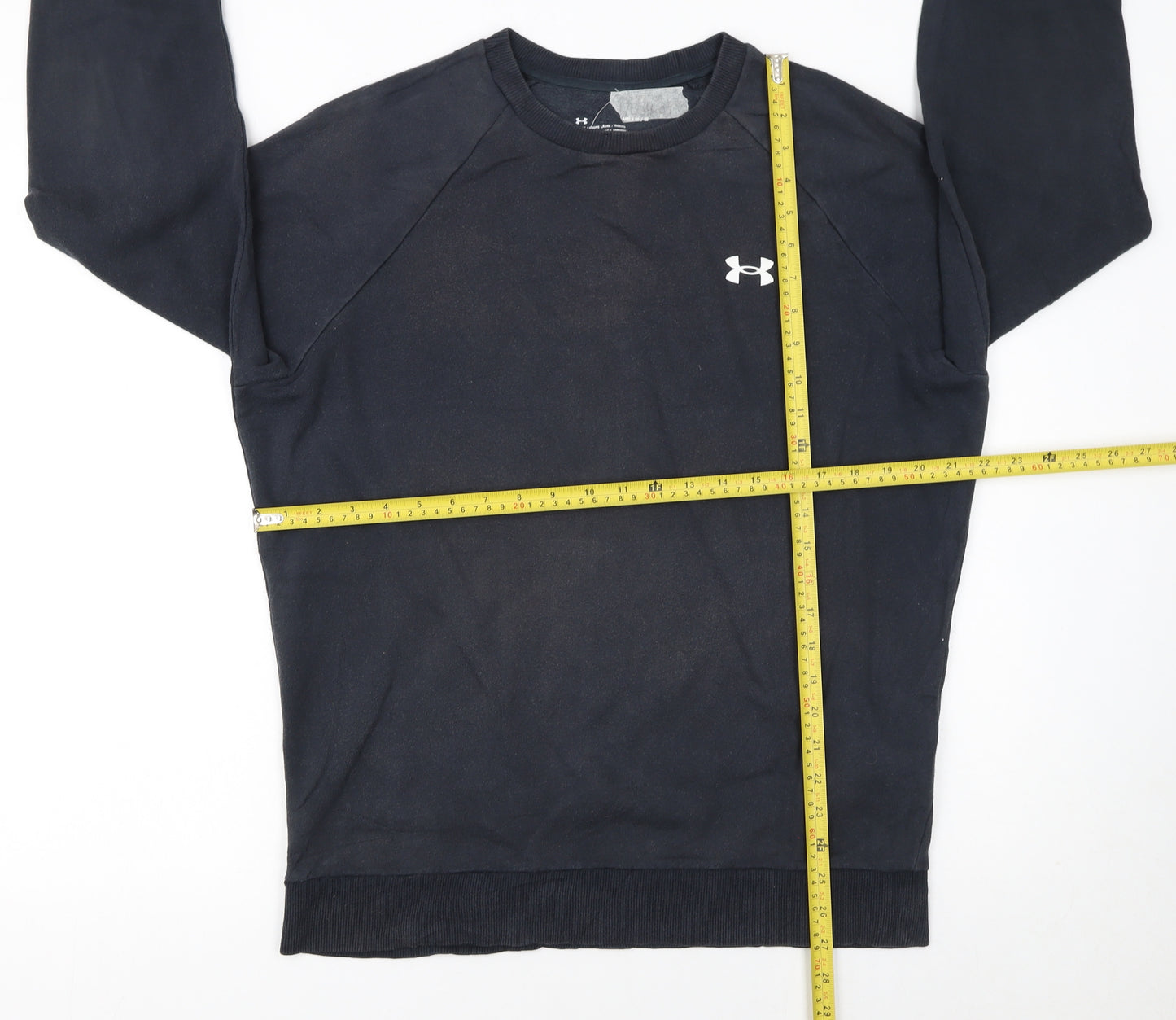 Under Armour Men's Black M Pullover Sweatshirt Crew Neck Fleece