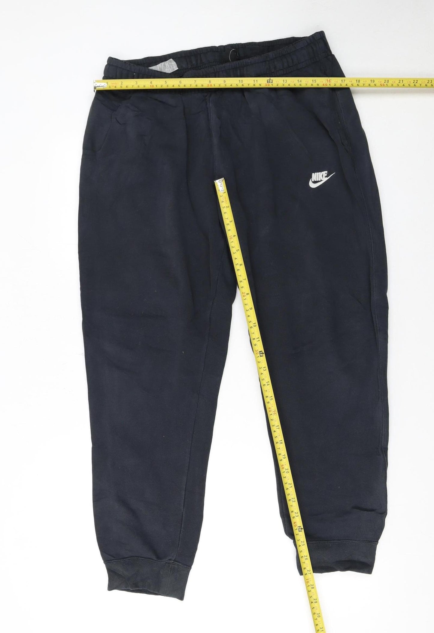 Nike Men's Black L Sweatpants Jogger Trousers Cotton Blend
