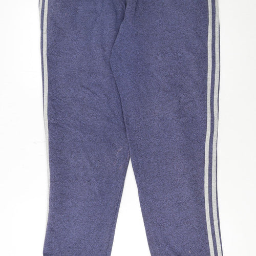Adidas Men's Blue Jogger Sweatpants S Regular Fit Casual Tapered