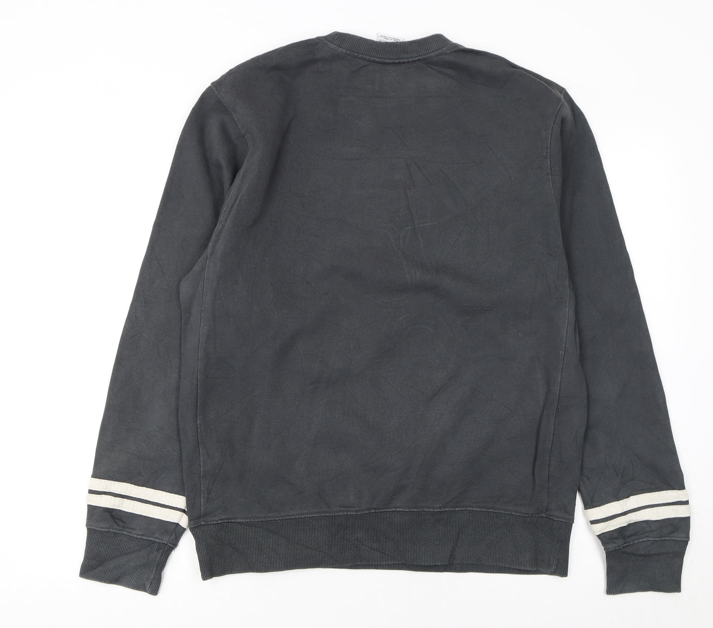 Nike Women’s Grey Cotton Crew Neck Pullover Sweatshirt S