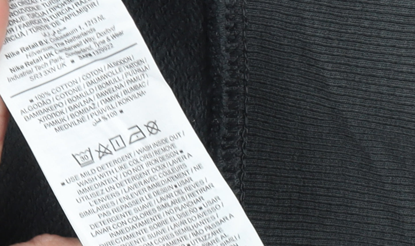 Nike Women’s Grey Cotton Crew Neck Pullover Sweatshirt S