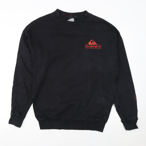 Quiksilver x Stranger Things Black Men's XS Graphic Sweatshirt
