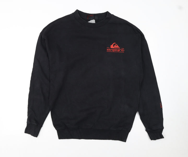 Quiksilver x Stranger Things Black Men's XS Graphic Sweatshirt