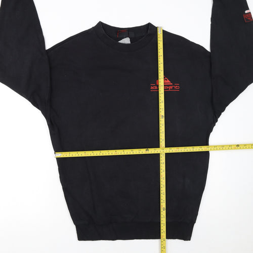 Quiksilver x Stranger Things Black Men's XS Graphic Sweatshirt