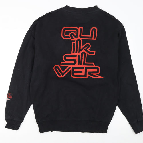 Quiksilver x Stranger Things Black Men's XS Graphic Sweatshirt