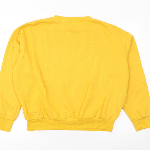 Disney Winnie the Pooh Yellow Women's Medium Pullover Sweatshirt
