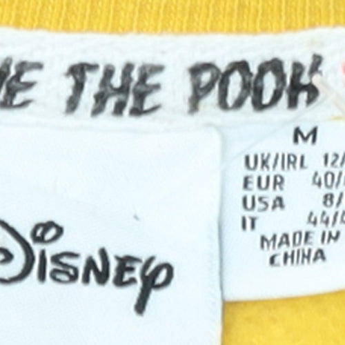 Disney Winnie the Pooh Yellow Women's Medium Pullover Sweatshirt