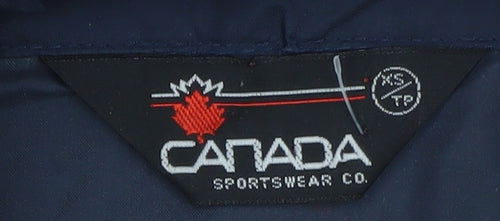 Canada Sportswear Co. Men's Blue XS Windbreaker Jacket