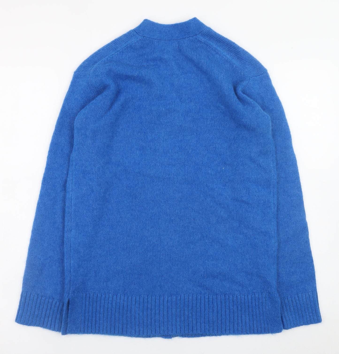 Marks and Spencer Women’s Blue Wool Mohair V-Neck Button Cardigan XS