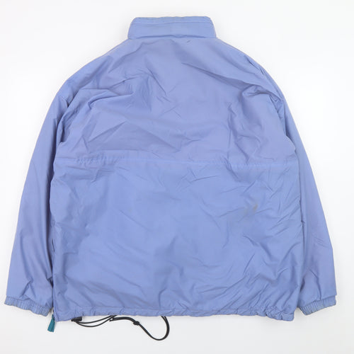 Cotton Traders Men's Blue Nylon Fleece Lined Anorak Jacket Size M