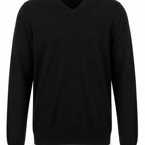 Gap Mens Black XS V-Neck Cotton Knit Jumper