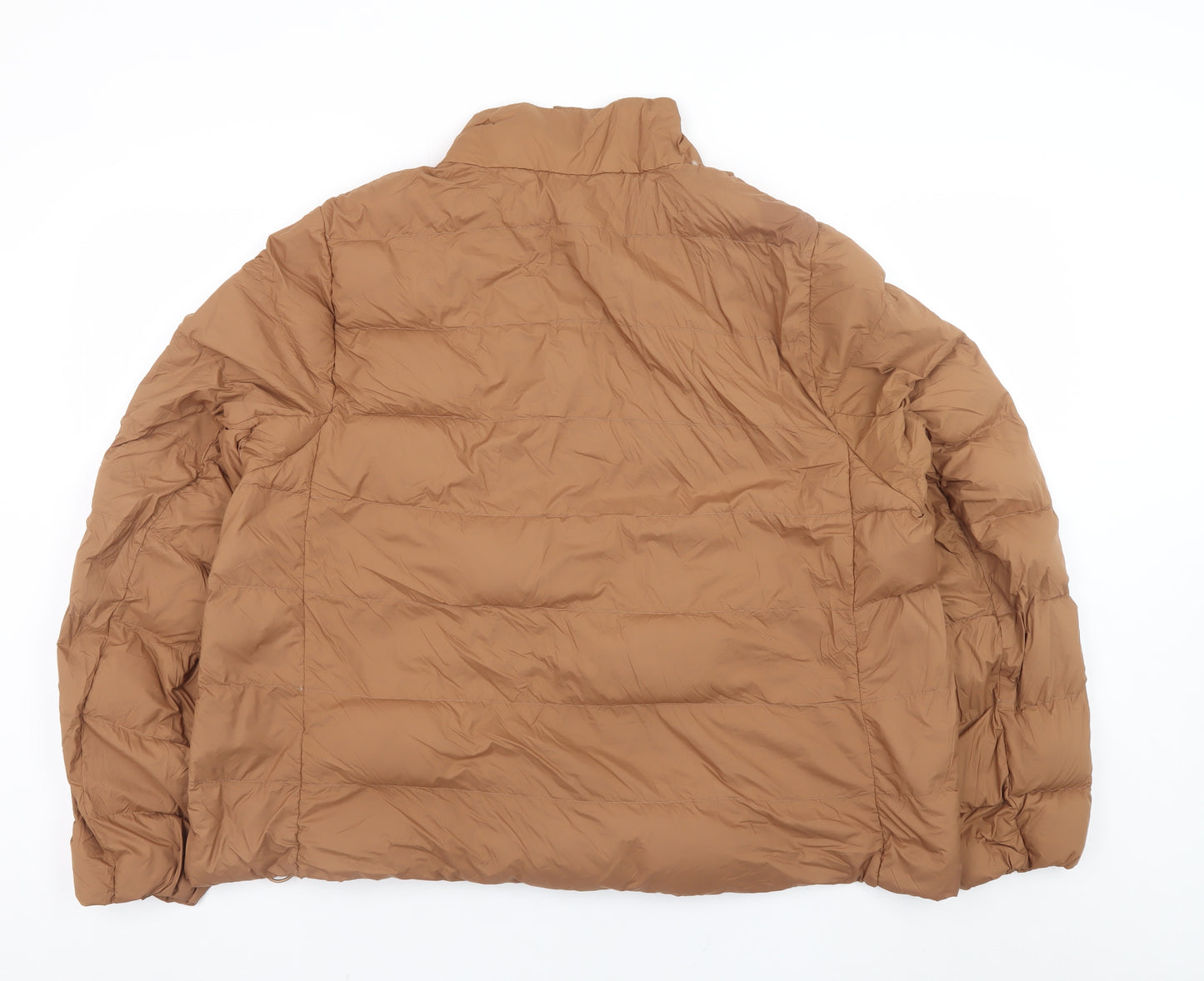 Marks and Spencer Mens Brown Mid-Length Puffer Jacket Size 20