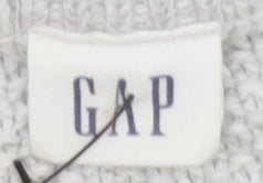 GAP Men’s Grey Cable-Knit Cotton Crew Neck Jumper XL