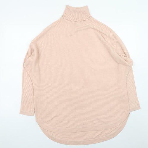 Principles Womens Beige Roll Neck Long Sleeve Acrylic Jumper Size 16