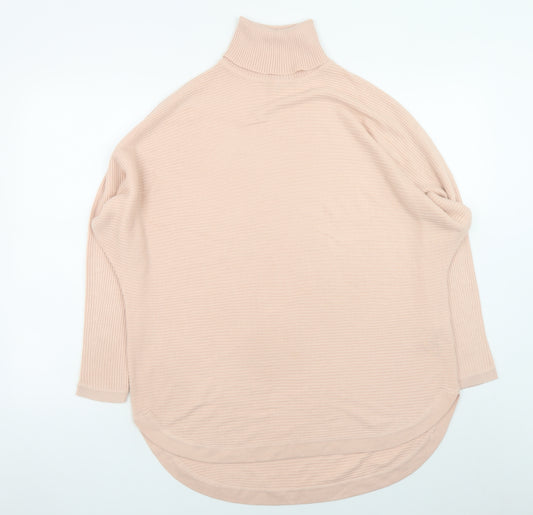 Principles Womens Beige Roll Neck Long Sleeve Acrylic Jumper Size 16