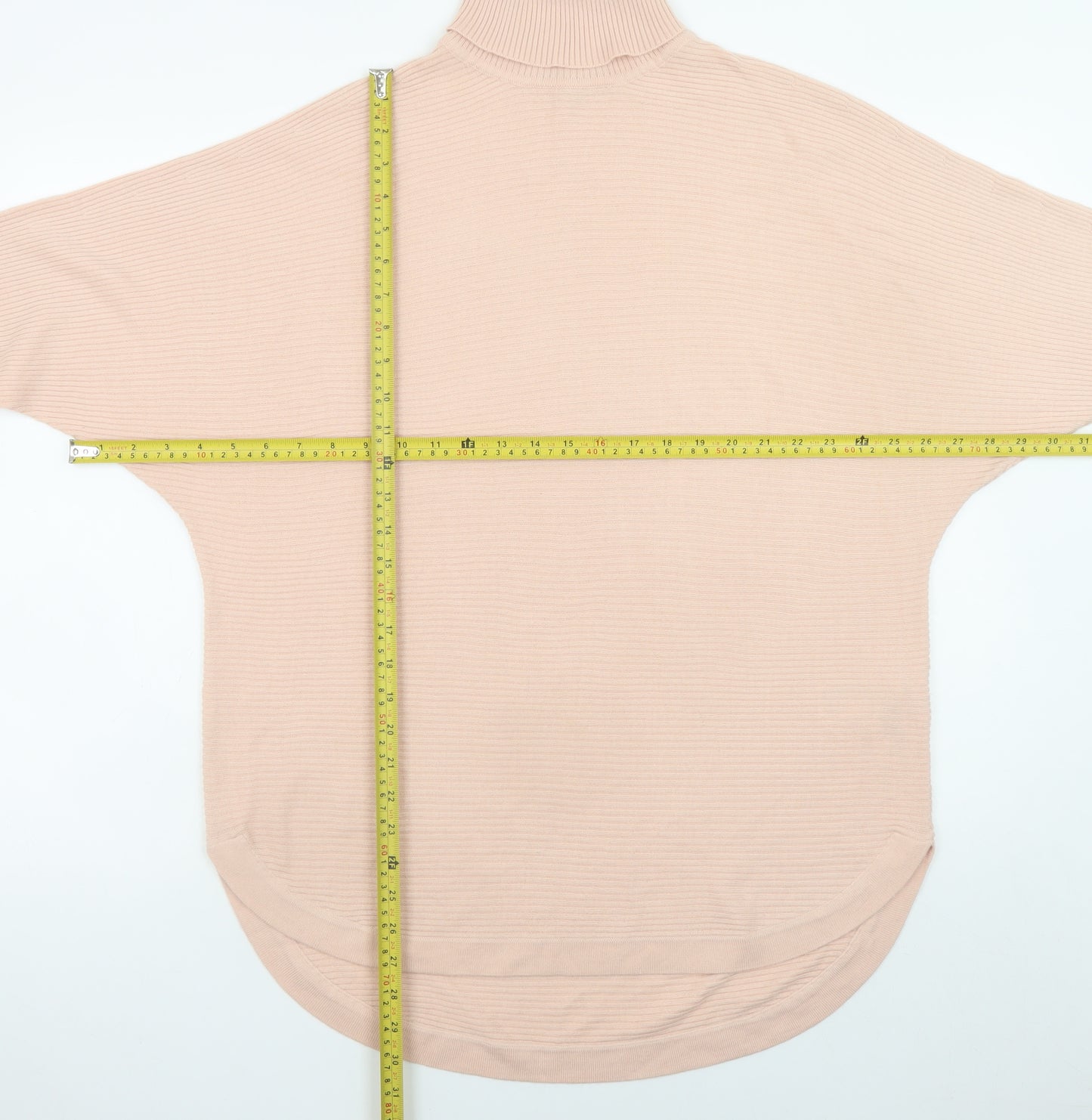 Principles Womens Beige Roll Neck Long Sleeve Acrylic Jumper Size 16