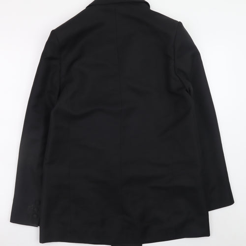 ASOS Womens Black Long Blazer UK 10 Formal Business Jacket