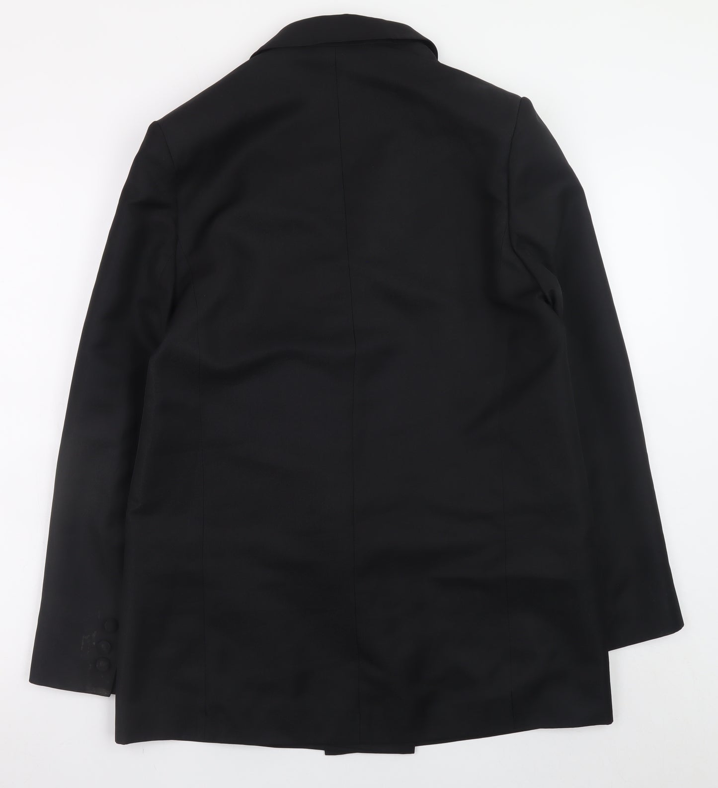 ASOS Womens Black Long Blazer UK 10 Formal Business Jacket