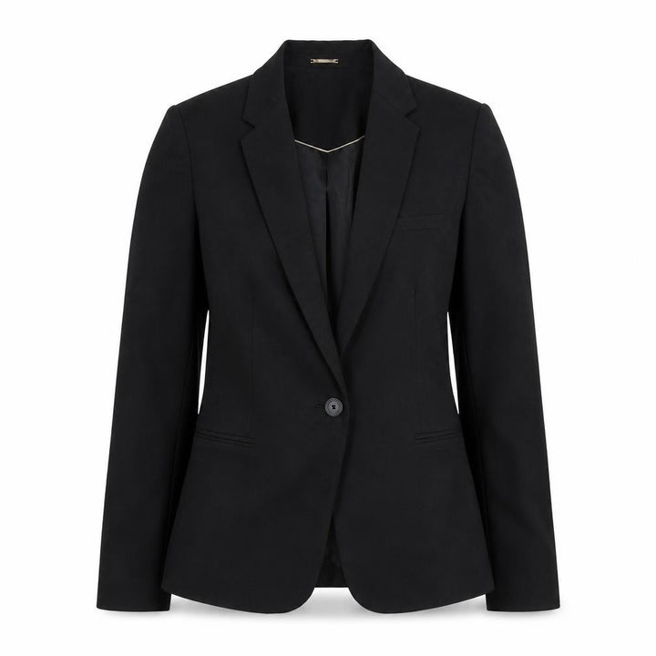 Mango Women's Black Blazer Jacket Size 8 Regular Fit