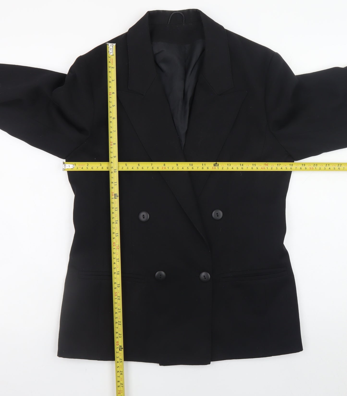 Richards Women's Black Size 10 Blazer Jacket Classic Workwear