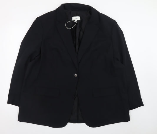 Marks and Spencer Women’s Black Blazer Size 24 Lined Business Jacket