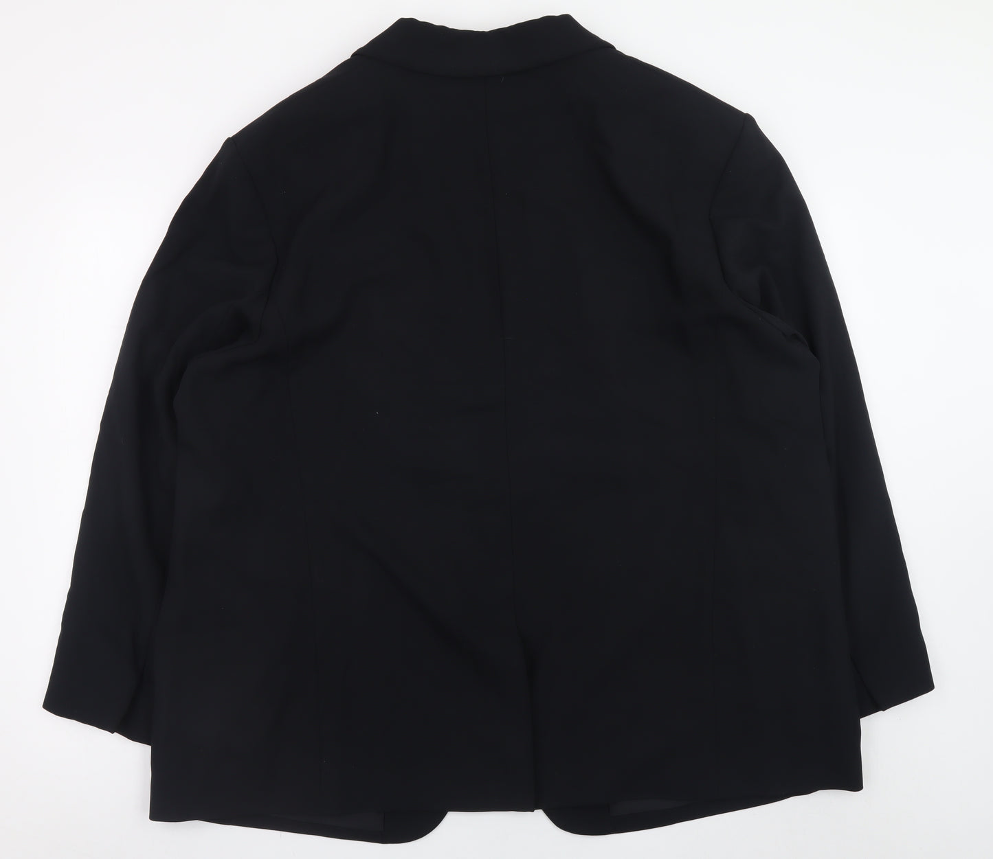 Marks and Spencer Women’s Black Blazer Size 24 Lined Business Jacket
