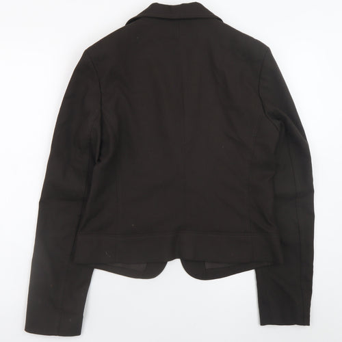 Mexx Women's Black Blazer Size 14 Lined Formal Work Jacket