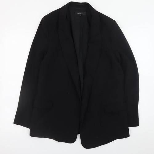 Next Womens Black Blazer Jacket Size 14 Regular Fit Lined Classic