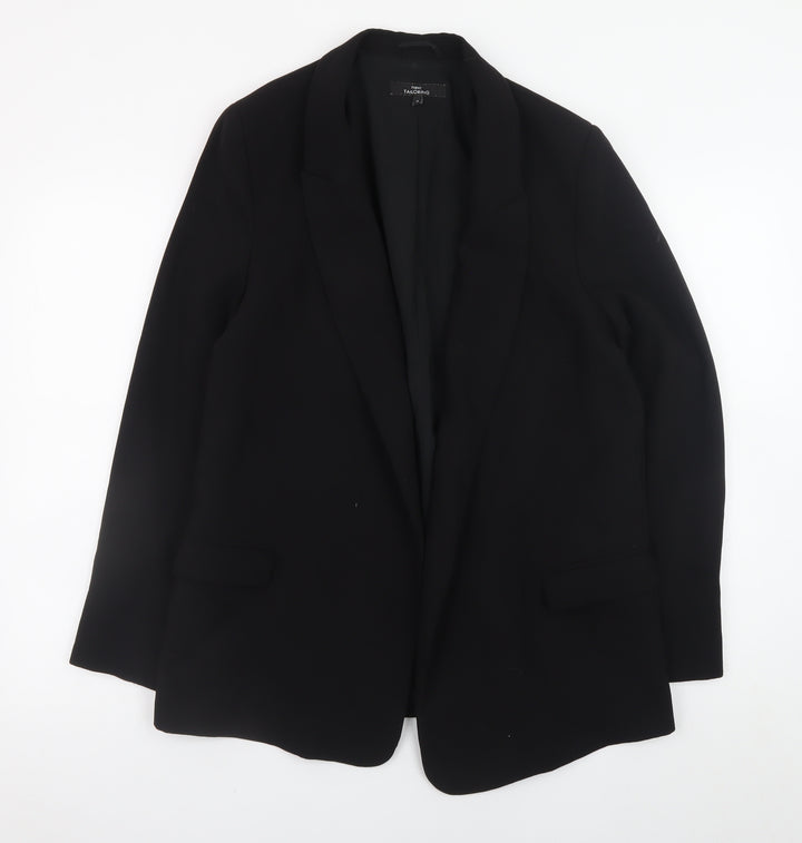 Next Womens Black Blazer Jacket Size 14 Regular Fit Lined Classic