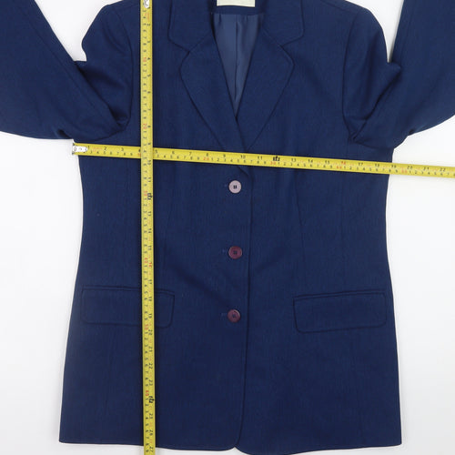 Eastex Women's Blue Classic Blazer Jacket Size 10