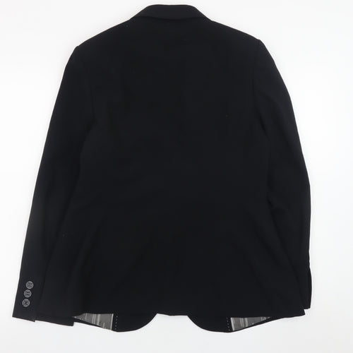 Marks and Spencer Women's Black Blazer Jacket Size 14 Regular Fit