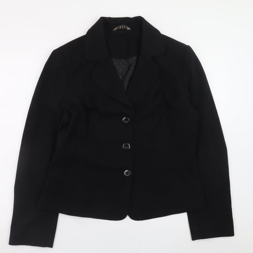 George Women Black Size 16 Classic Blazer Jacket
