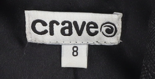 Crave Women's Grey Classic Blazer Size 8 Lined Formal Jacket