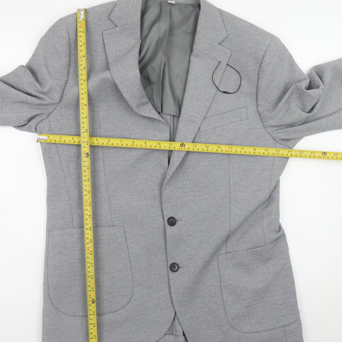 Marks and Spencer Men's Grey L Regular Fit Blazer Jacket