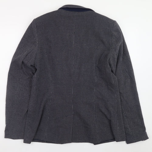 Next Womens Grey Corduroy Blazer Size 16 Classic Lined Jacket
