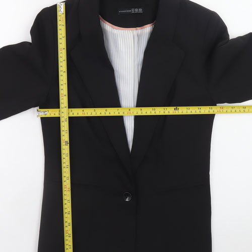 Atmosphere Women's Black Size 6 Blazer Jacket Workwear Classic Style