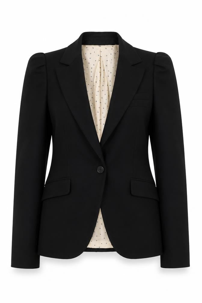 Zara Woman Black Slim Fit Blazer XS Women's Classic Work Jacket