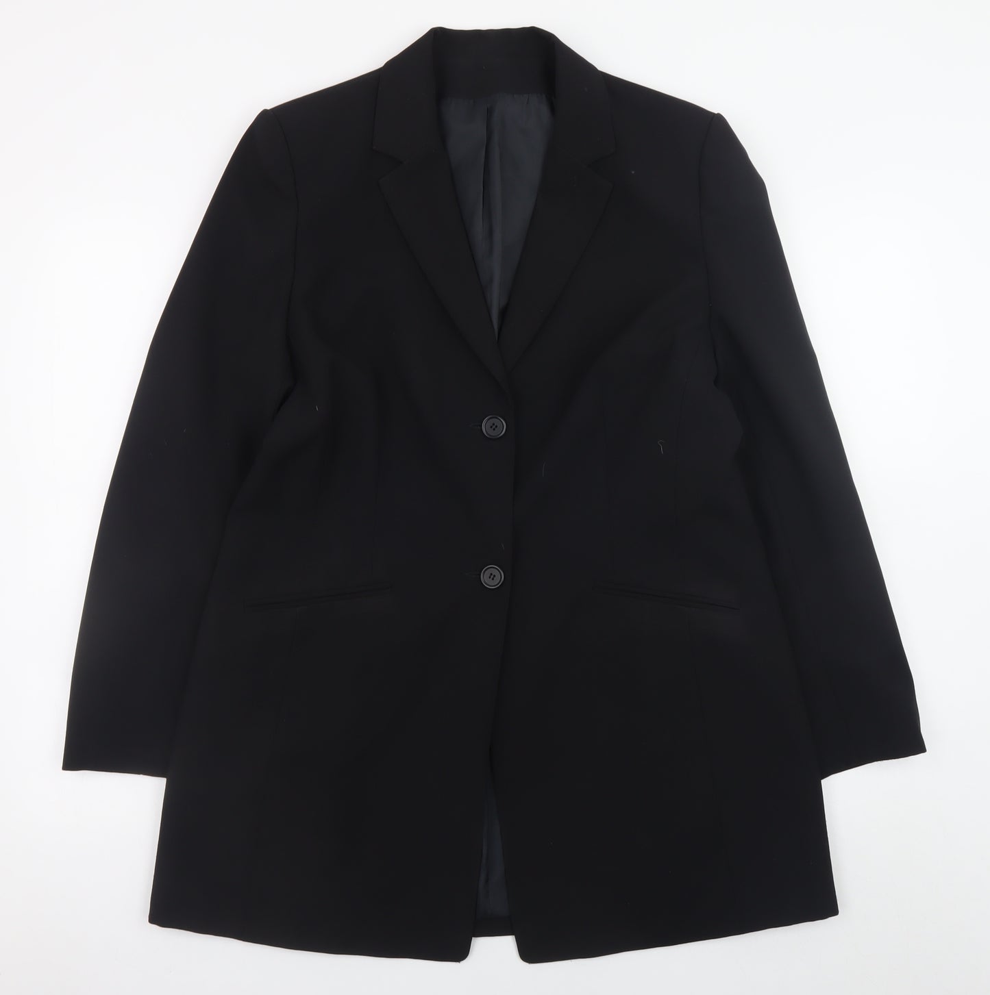 Dorothy Perkins Women’s Black Blazer Jacket Size 16 Smart Mid-Length
