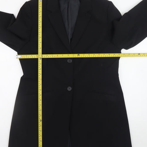 Dorothy Perkins Women’s Black Blazer Jacket Size 16 Smart Mid-Length