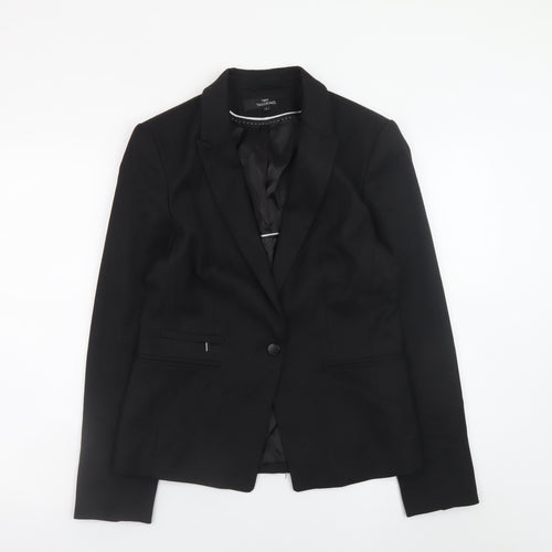 Next Women's Black Size 12 Classic Blazer Jacket