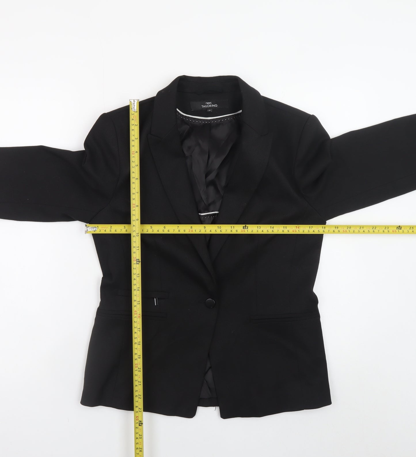 Next Women's Black Size 12 Classic Blazer Jacket