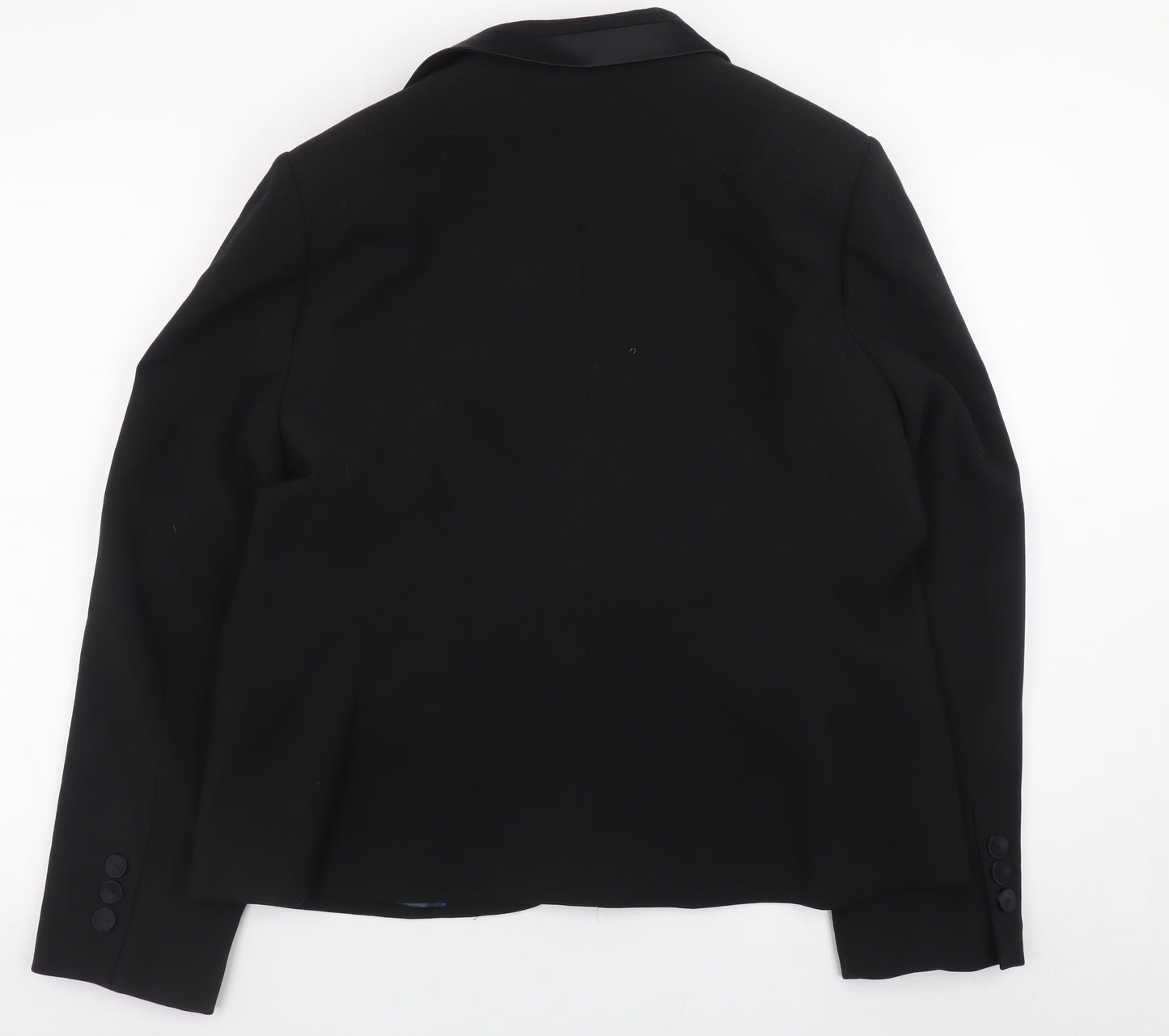 CC Women's Black Size 18 Classic Lined Blazer Jacket