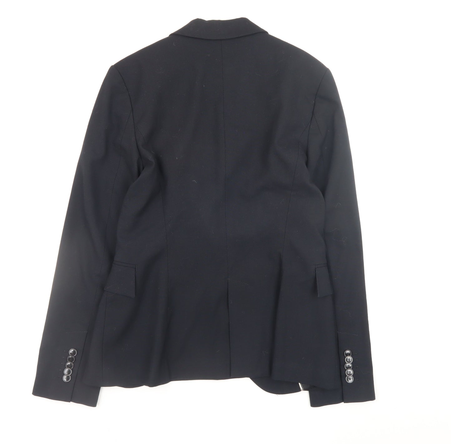 Zara Women's Black Blazer Size 10 Classic Lined Work Jacket
