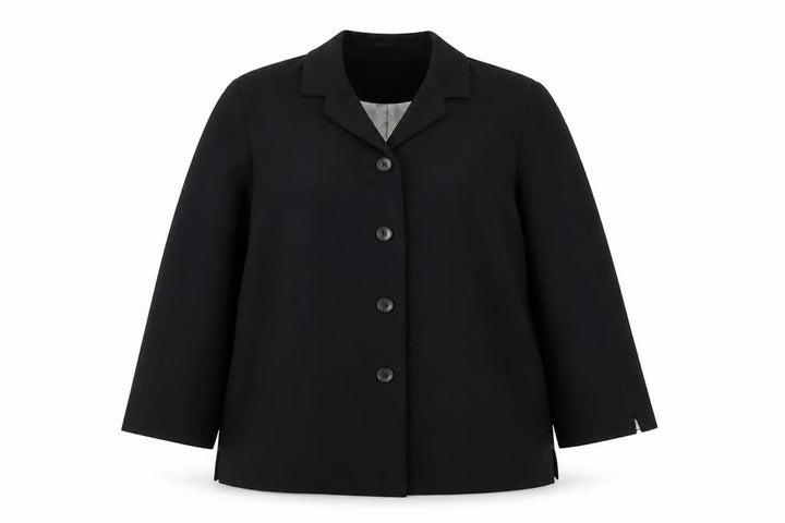 Monsoon Women’s Black Blazer Size 14 Classic Buttoned Jacket